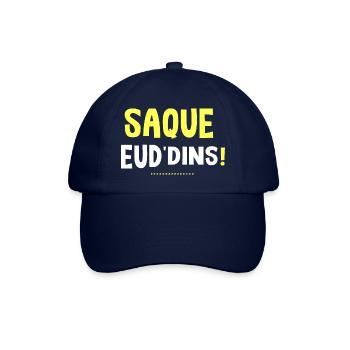 T shirt chti saque eud'dins chtimi ch'ti - Casquette classique - bleu/bleu - Devant