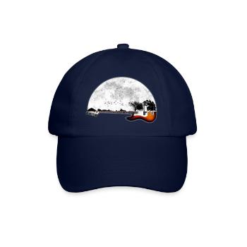 Gitarre Natur - Baseballkappe - Blau/Blau - Vorne