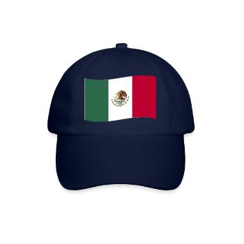 Drapeau Du Mexique Drapeau Mexique Armoiries mexicaines - Casquette classique - bleu/bleu - Devant