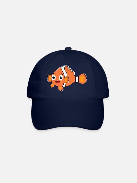 Clownfisch - Baseballkappe - Blau/Blau