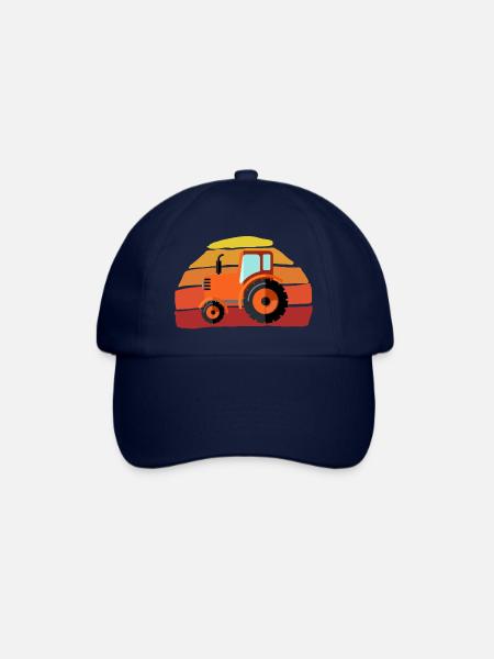 Traktor - Baseballkappe - Blau/Blau