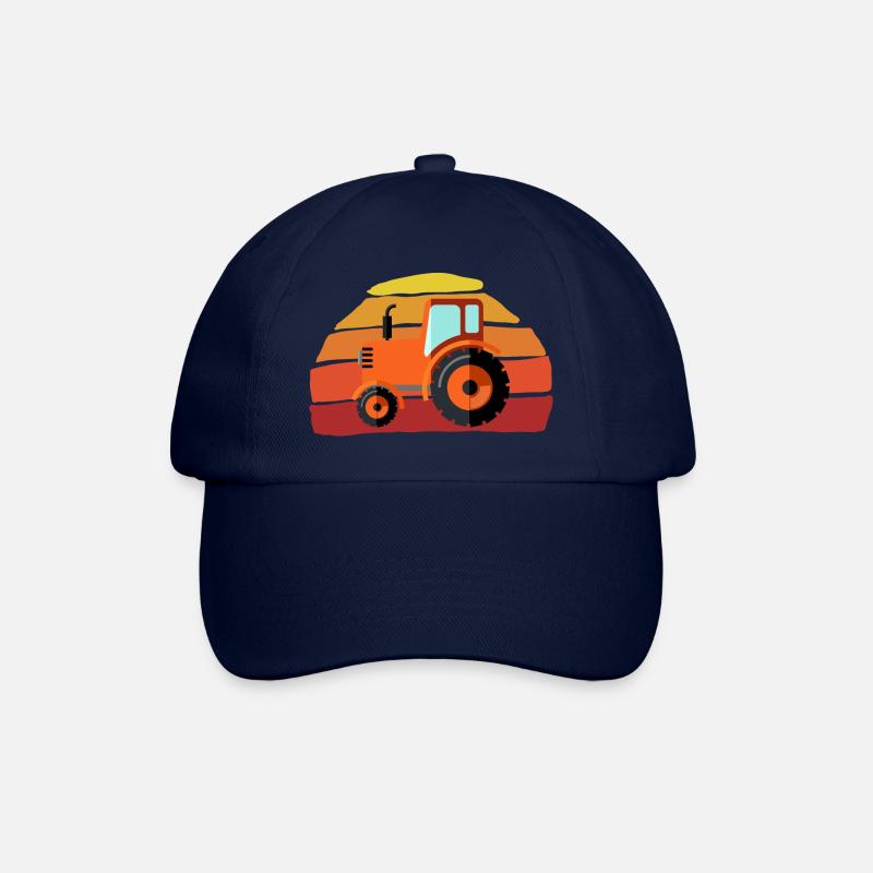 Traktor - Baseballkappe - Blau/Blau