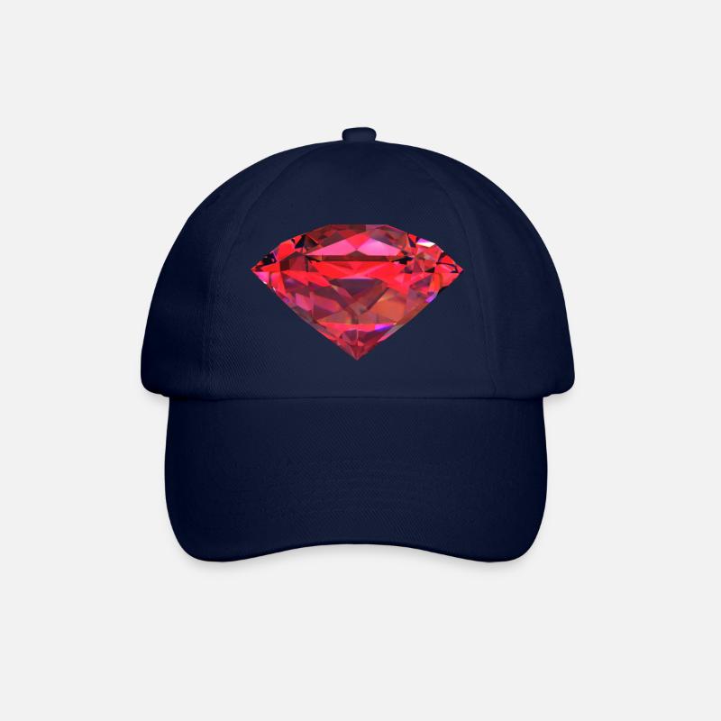 Rubis rougeâtre - Casquette classique - bleu/bleu
