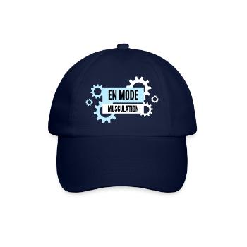 En mode musculation - Casquette classique - bleu/bleu - Devant