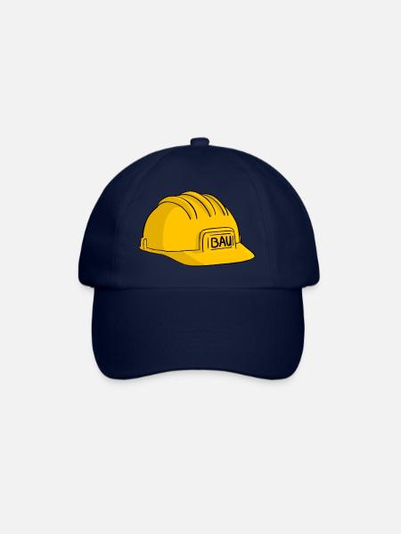 Bauarbeiter Helm Baustelle - Baseballkappe - Blau/Blau