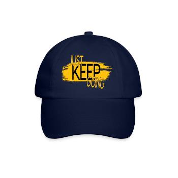 EINFACH WEITERMACHEN - Baseballkappe - Blau/Blau - Vorne