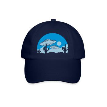 Desert UFO's Mystery Scene - Baseball Cap - blue/blue - Front