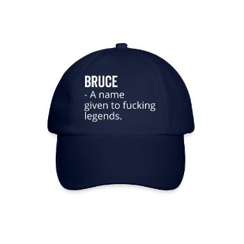 Bruce un nom donné à Fucking Legends - Casquette classique - bleu/bleu - Devant