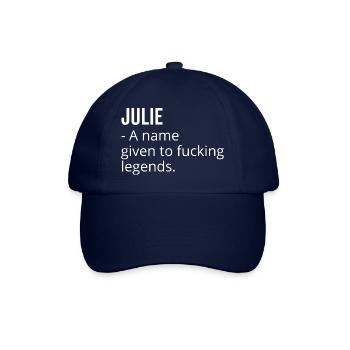 Julie un nom donné à Fucking Legends - Casquette classique - bleu/bleu - Devant