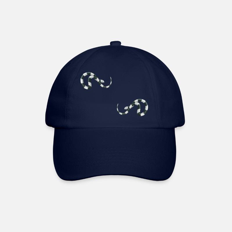 The funny sea snakes - Baseball Cap - blue/blue