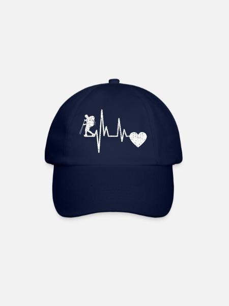 Hiking Mountain Mountaineering Bouldering Climbing Mountains - Baseball Cap - blue/blue