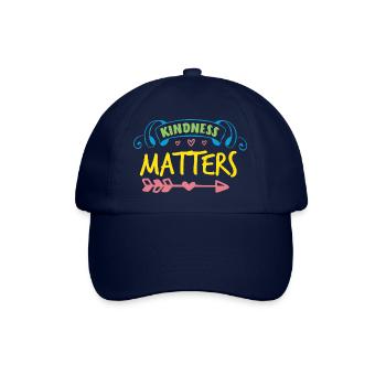 KINDNESS MATTERS - Baseball Cap - blue/blue - Front