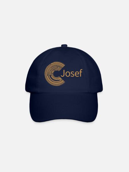Für Josef - Baseballkappe - Blau/Blau