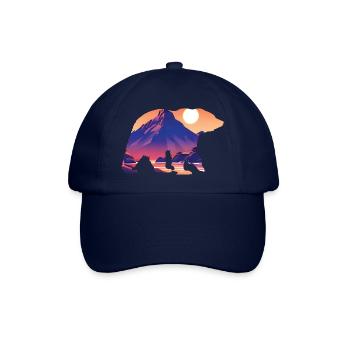 Mountains Hike Mountain hikers Mountain hiking Hiking - Baseball Cap - blue/blue - Front