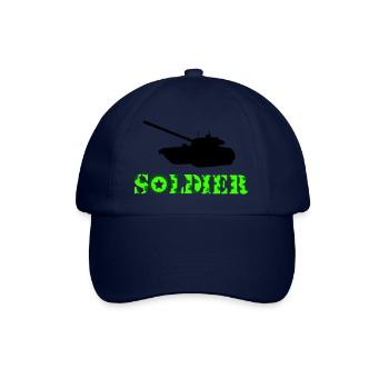 Tank Soldier - Baseball Cap - blue/blue - Front