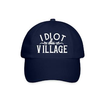 Idiot du village - Casquette classique - bleu/bleu - Devant