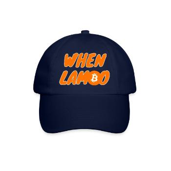 Crypto quand Lambo BTC Bitcoin 1 - Casquette classique - bleu/bleu - Devant
