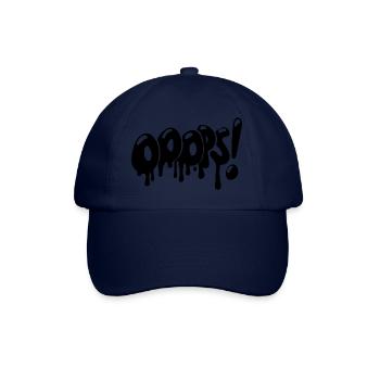 OOOPS! Graffiti Style - Baseballkappe - Blau/Blau - Vorne