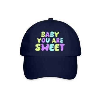 tu es gentil bébé - Casquette classique - bleu/bleu - Devant
