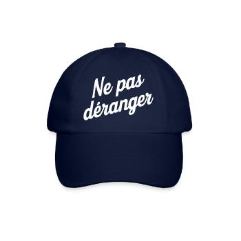 Ne pas déranger - Casquette classique - bleu/bleu - Devant