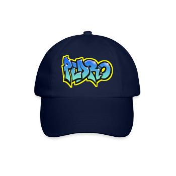 PEDRO GRAFFITI NAME PRINT Pedro First Name - Baseball Cap - blue/blue - Front