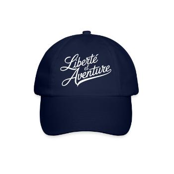 Liberté et aventure - Casquette classique - bleu/bleu - Devant