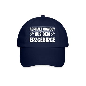 Fahrer aus dem Erzgebirge - Baseballkappe - Blau/Blau - Vorne