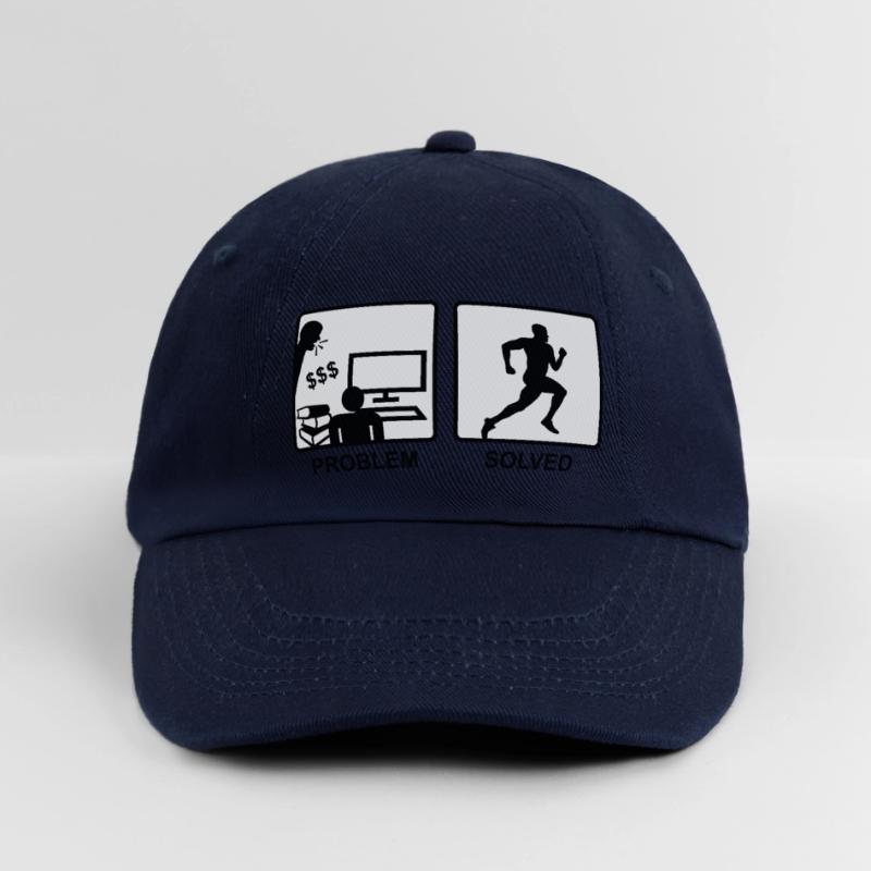 Running solves problems - Man Casquette classique
