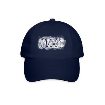 Pingouins dans la glace - Casquette classique - bleu/bleu - Devant
