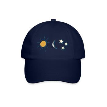 Sun, Moon and Stars - Baseball Cap - blue/blue - Front