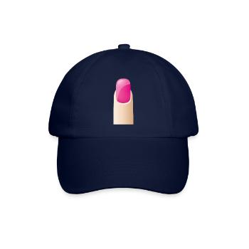 Smiley Fingernail - Baseball Cap - blue/blue - Front