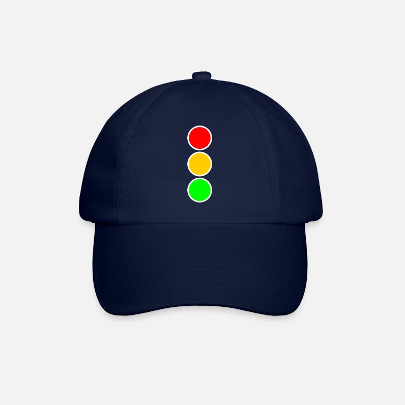 Ampel 01 - Baseballkappe - Blau/Blau