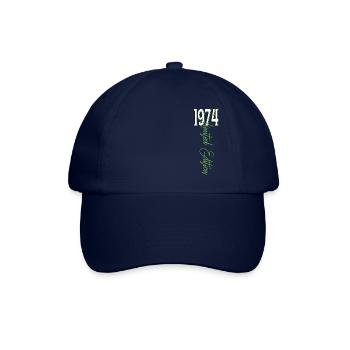 1974 Vintage anniversaire drôles dictons - Casquette classique - bleu/bleu - Devant