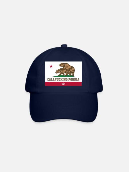 california califuckifornia - Baseball Cap - blue/blue