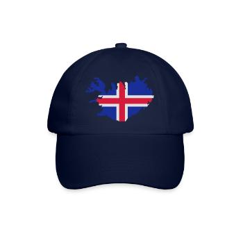 Island - Baseballkappe - Blau/Blau - Vorne
