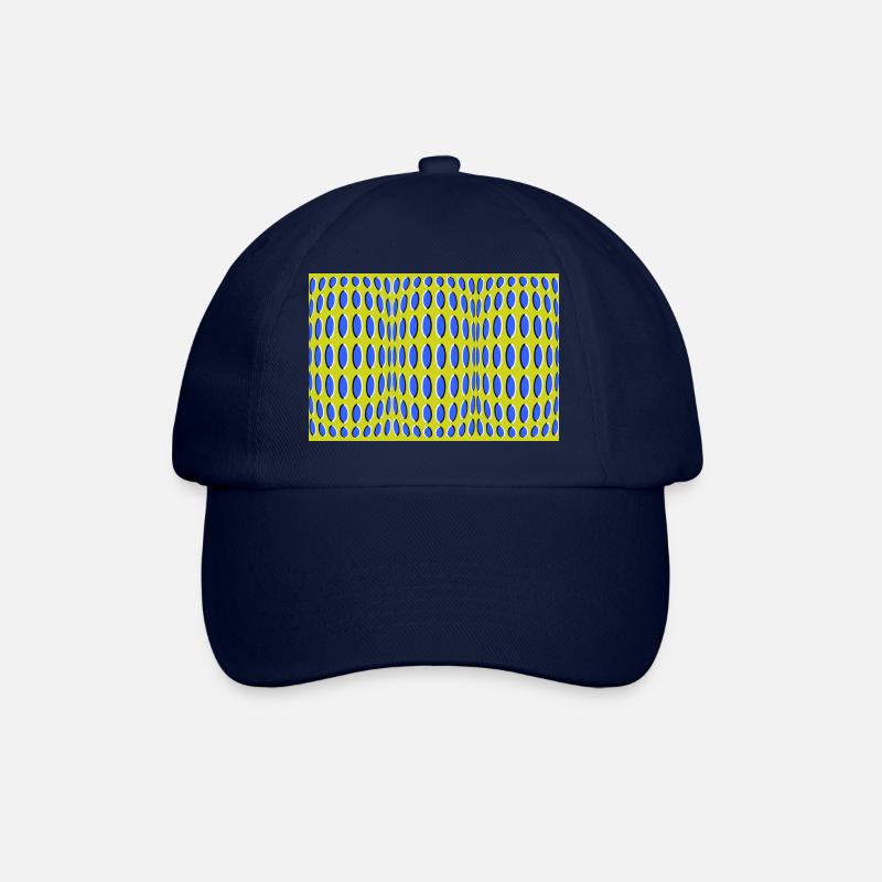 Optische Täuschung - Baseballkappe - Blau/Blau