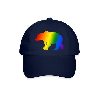 Ours Gay LGBT - Casquette classique - bleu/bleu - Devant