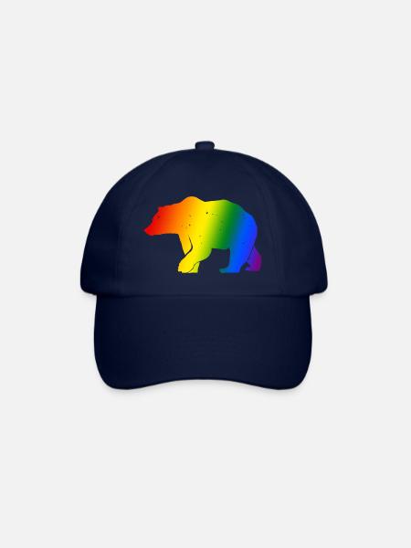 Bär Gay LGBT - Baseballkappe - Blau/Blau