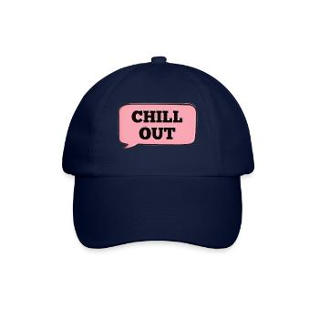 CHILL OUT PINK NOTIFICATION - Baseball Cap - blue/blue - Front