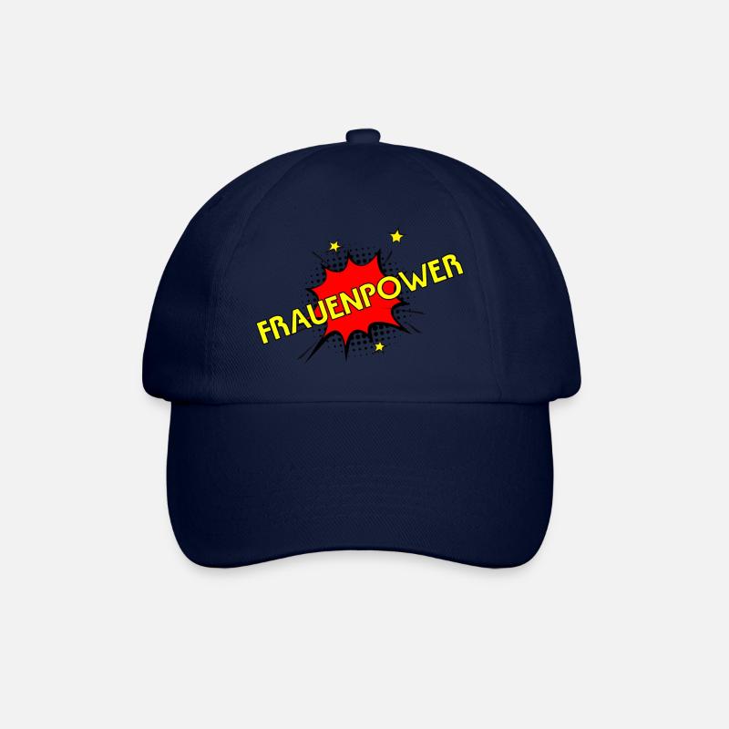 Frauenpower - Baseballkappe - Blau/Blau