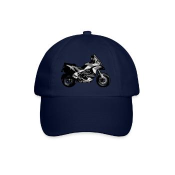 moto enduro - Casquette classique - bleu/bleu - Devant