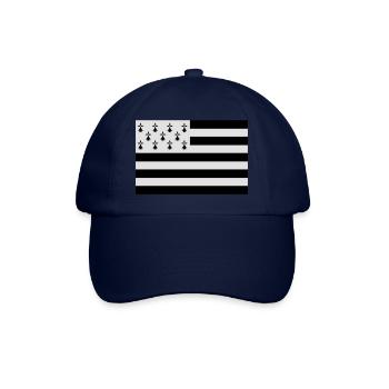 Drapeau Bretagne - Casquette classique - bleu/bleu - Devant
