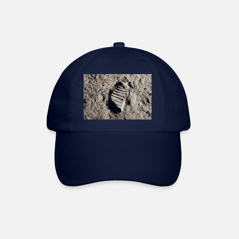 Apollo11 moon poster - Baseball Cap - blue/blue