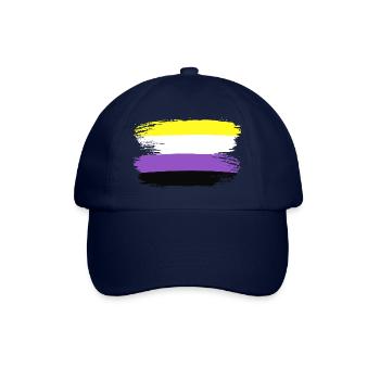 Drapeau Fierté Nonbinary LGBTQ Drapeau Pride LGBT - Casquette classique - bleu/bleu - Devant