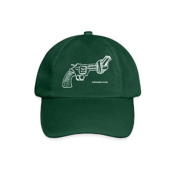 NON-VIOLANCE (white) - Baseballkappe - Flaschengrün - Vorne