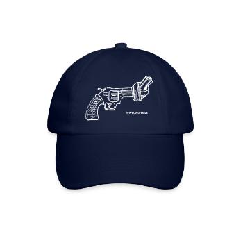 NON-VIOLANCE (blanc) - Casquette classique - bleu/bleu - Devant