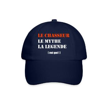 le chasseur le mythe la légende - Casquette classique - bleu/bleu - Devant