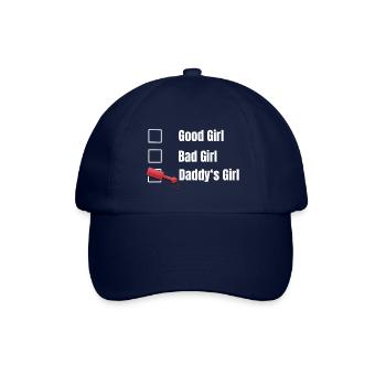 Bonne fille Bad Girl Daddy Girl - Casquette classique - bleu/bleu - Devant