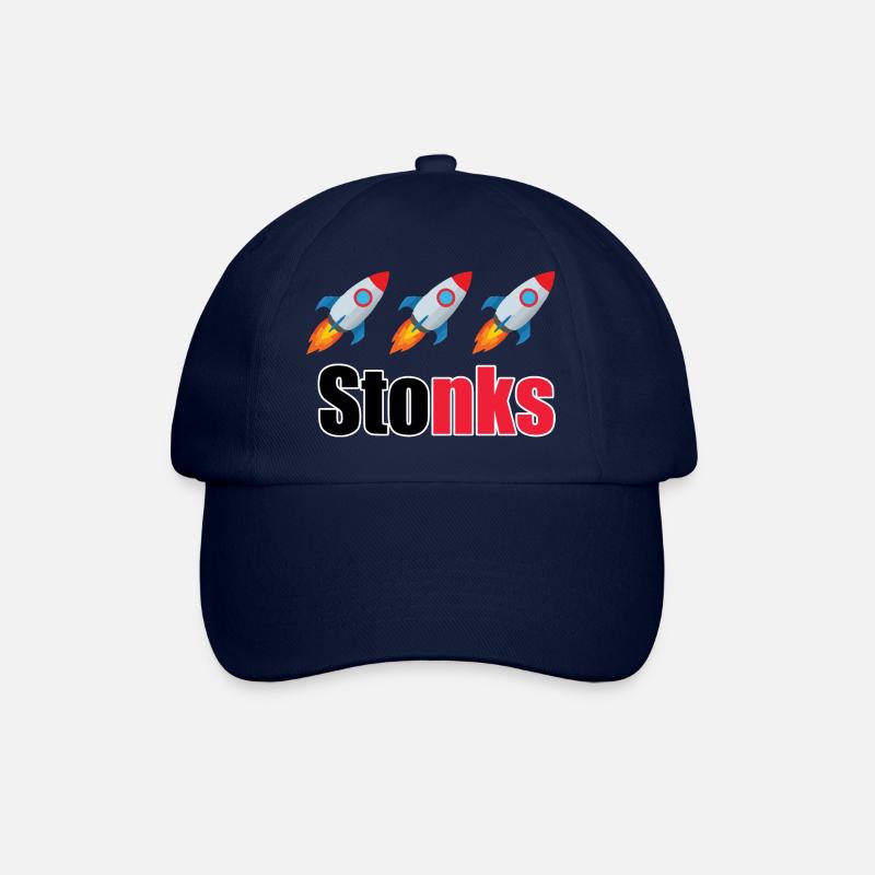 Stonks - Baseballkappe - Blau/Blau