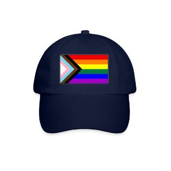 Progress LGBTQ Gay Pride Flag - Baseball Cap - blue/blue - Front